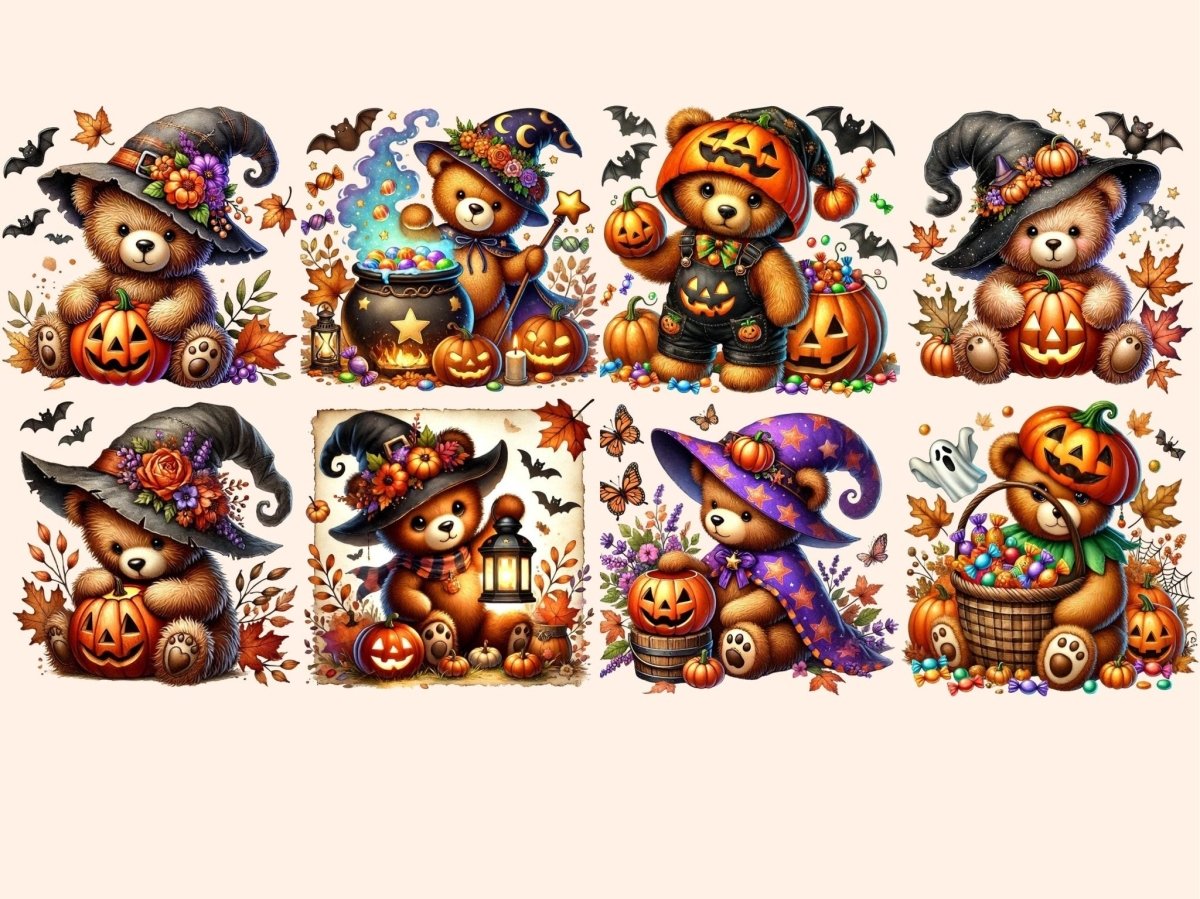 Halloween Teddies Clipart Creepy Teddy Art - Wonders Artist
