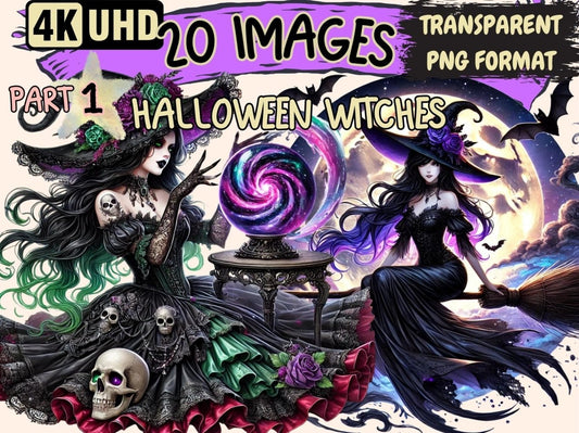 Halloween Witches Clipart Creepy Witch Art - Wonders Artist
