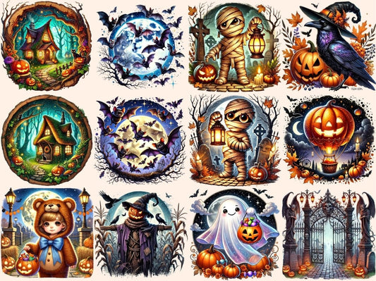 Hauskaa Halloweenia (P2) Clipart