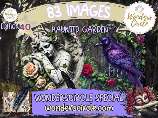 Haunted Garden Clipart (LIMITED EDITION) all - access - bundle new bundles all new mini - WondersArtist