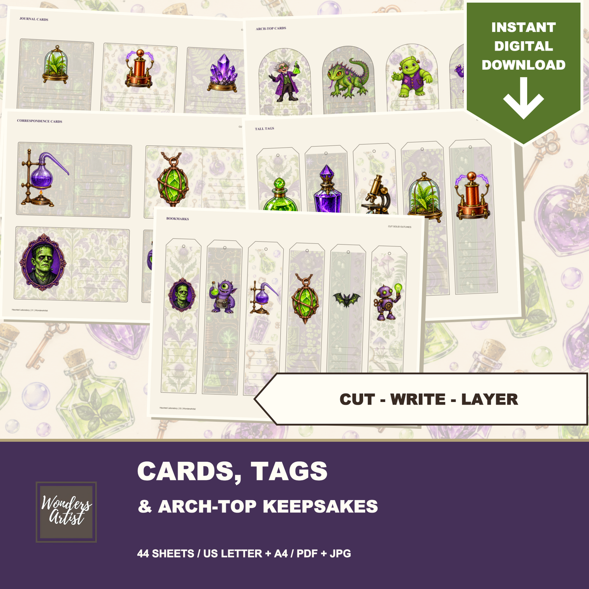 Haunted Laboratory Journal Kit — listing image 3