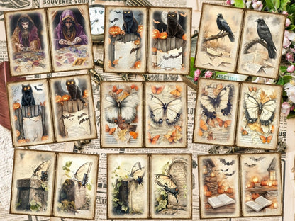 Haunted Whispers Journal Pages (P1) Dark Ephemera - Wonders Artist