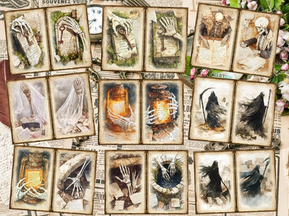 Haunted Whispers Journal Pages (P3) Dark Ephemera - Wonders Artist