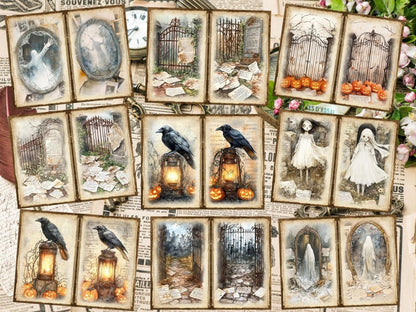 Haunted Whispers Journal Pages (P4) Dark Ephemera - Wonders Artist