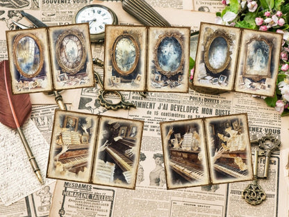 Haunted Whispers Journal Pages (P4) Dark Ephemera - Wonders Artist