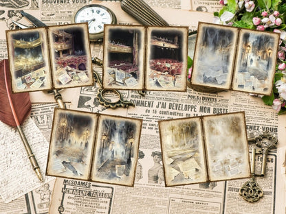 Haunted Whispers Journal Pages (P5) - High - Quality Instant Digital Download for Creative Projects