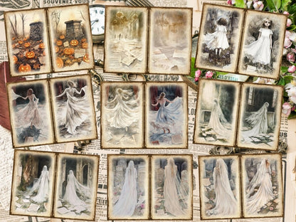 Haunted Whispers Journal Pages (P5) Dark Ephemera - Wonders Artist