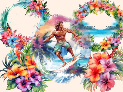 Hawaii Watercolor Clipart hawaii clipart - Wonders Artist