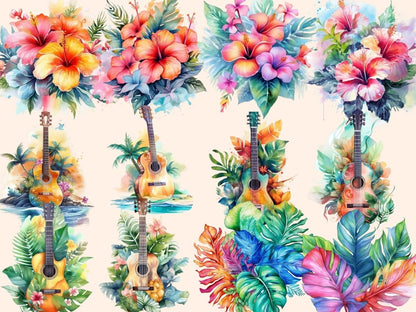 Hawaii Watercolor Clipart hawaii clipart - Wonders Artist