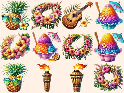 Hawaiian Luau (P1) Clipart aloha clipart - Wonders Artist