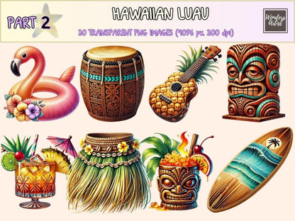 Hawaiian Luau (P2) Clipart aloha clipart - Wonders Artist