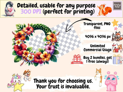 Hawaiian Luau (P2) Clipart aloha clipart - Wonders Artist