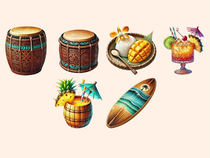 Hawaiian Luau (P2) Clipart aloha clipart - Wonders Artist