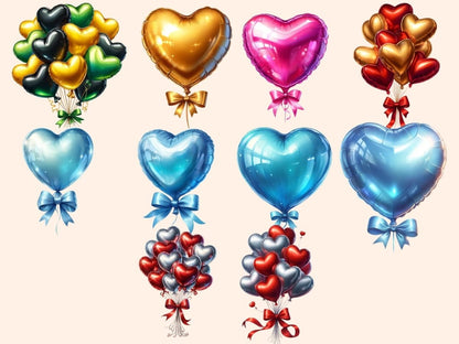 Heart Balloons Clipart balloon clipart - Wonders Artist