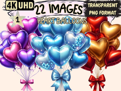 Heart Balloons Clipart balloon clipart - Wonders Artist