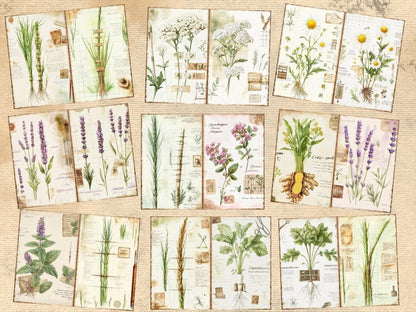 Herbarium (P4) Botanical Ephemera - Wonders Artist