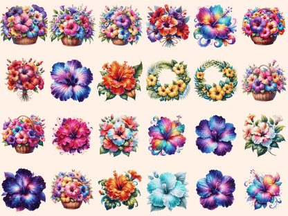 Hibiscus Clipart autopost exotic flower png floral png - WondersArtist