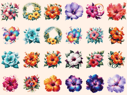 Hibiscus Clipart autopost exotic flower png floral png - WondersArtist