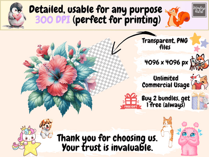 Hibiscus Clipart autopost exotic flower png floral png - WondersArtist