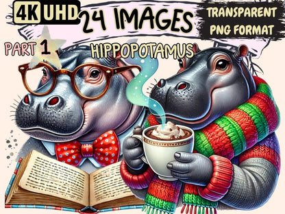 Hippopotamus Clipart Animal Clipart - Wonders Artist