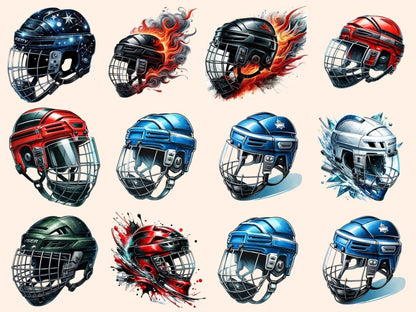 Hockey Helmets Clipart Cute helmet art - Wonders Artist