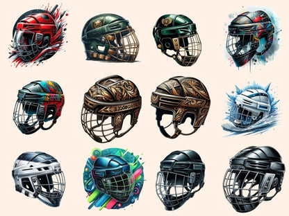 Hockey Helmets Clipart Cute helmet art - Wonders Artist