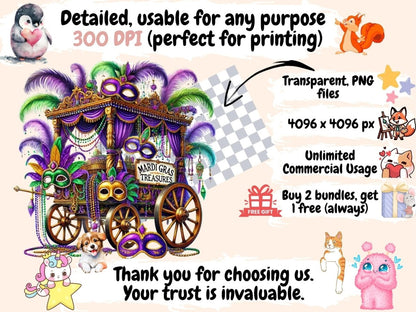 Holiday Carts Clipart Cart Decorations - Wonders Artist
