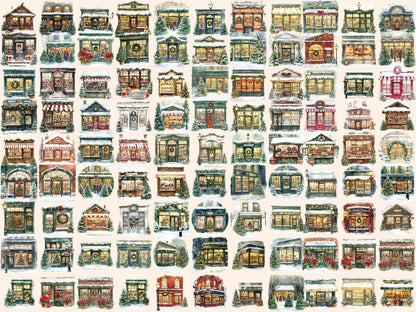 Holiday Storefronts Watercolor Clipart christmas shop png - Wonders Artist