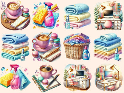 Home Life Clipart cozy home art - Wonders Artist