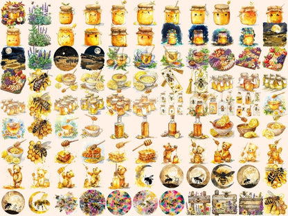 Honey Watercolor Clipart bee clipart - Wonders Artist