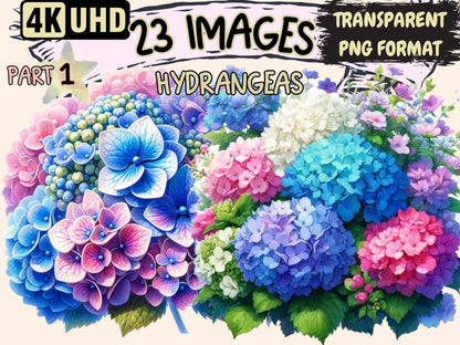Hydrangeas Clipart bouquet clipart - Wonders Artist