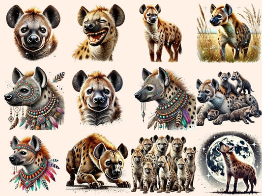 Hyenas Clipart