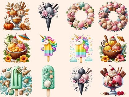Ice Cream Clipart Cute ice cream art - Wonders Artist
