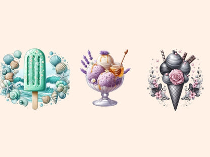 Ice Cream Clipart Cute ice cream art - Wonders Artist