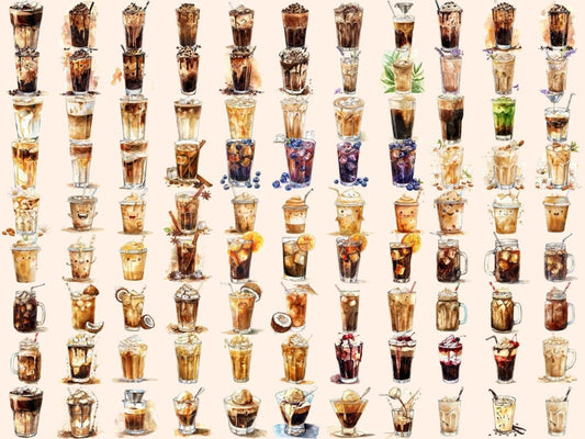 Akwaforta z kawą mrożoną