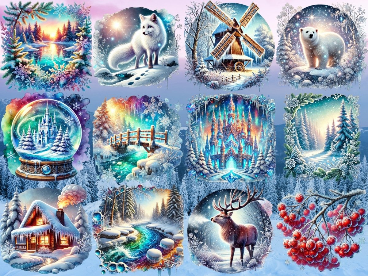 Icy Wonderland Clipart (BEPERKTE EDITIE) image 7