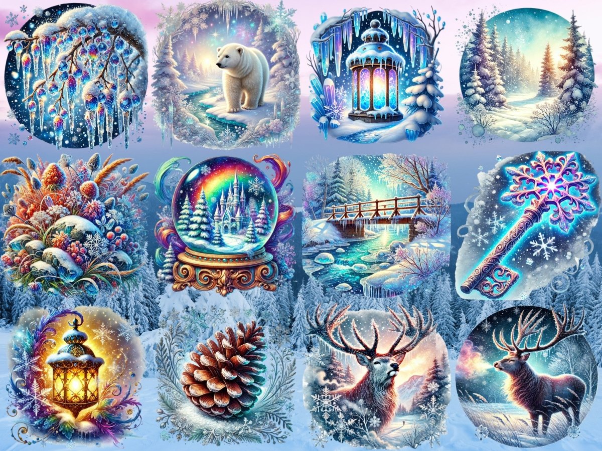 Icy Wonderland Clipart (BEPERKTE EDITIE) image 3
