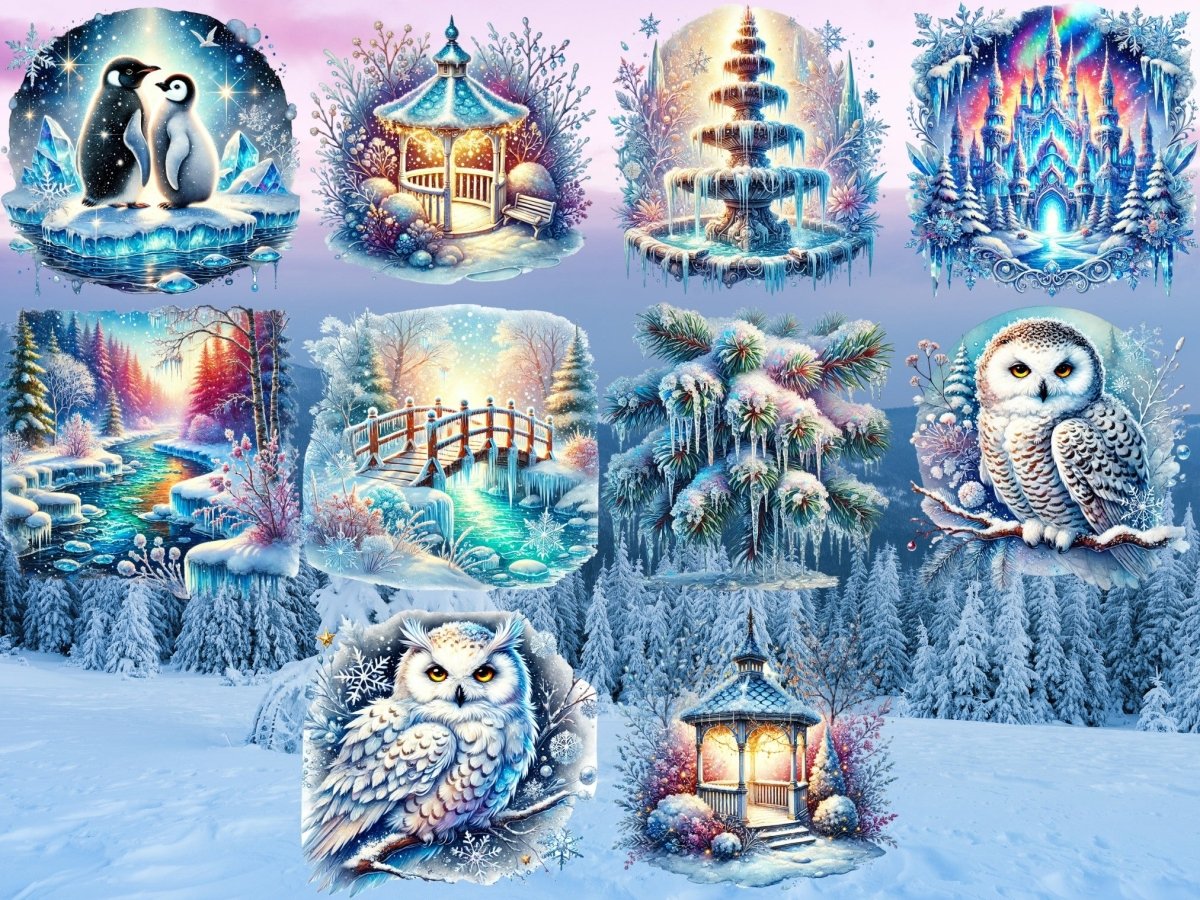 Icy Wonderland Clipart (BEPERKTE EDITIE) image 8