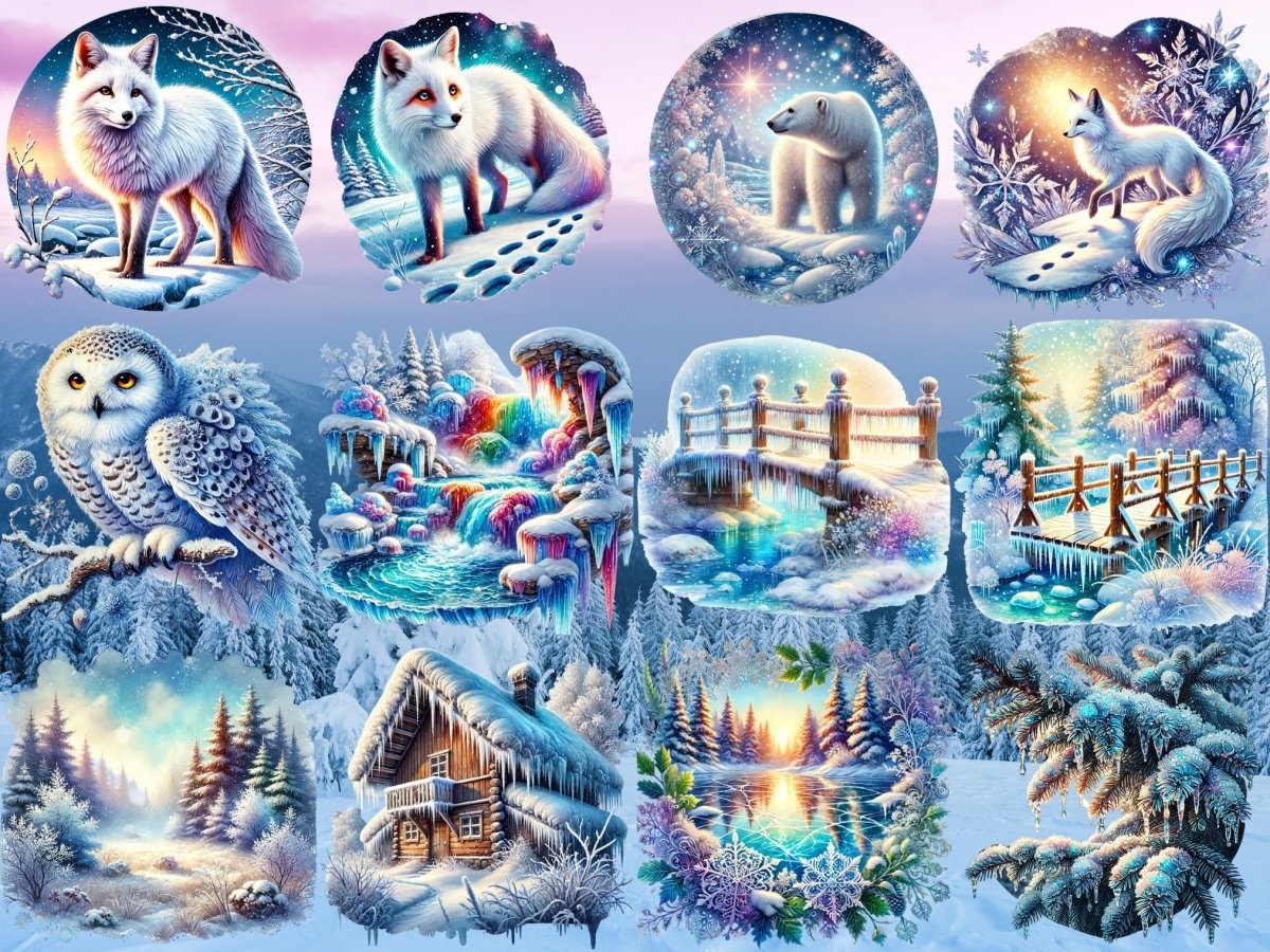 Icy Wonderland Clipart (BEPERKTE EDITIE) image 4