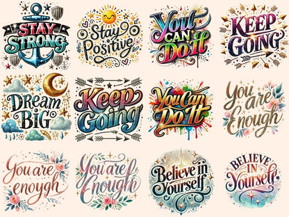 Inspirational Quotes Clipart empowering quotes - Wonders Artist