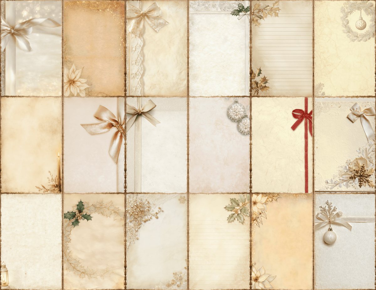 Ivory Christmas Journal Pages All Bundles Journal Pages new bundles all - WondersArtist