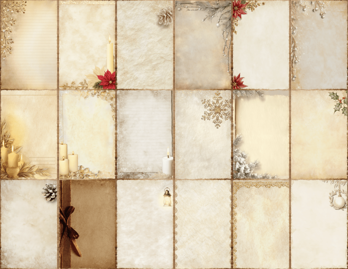 Ivory Christmas Journal Pages All Bundles Journal Pages new bundles all - WondersArtist
