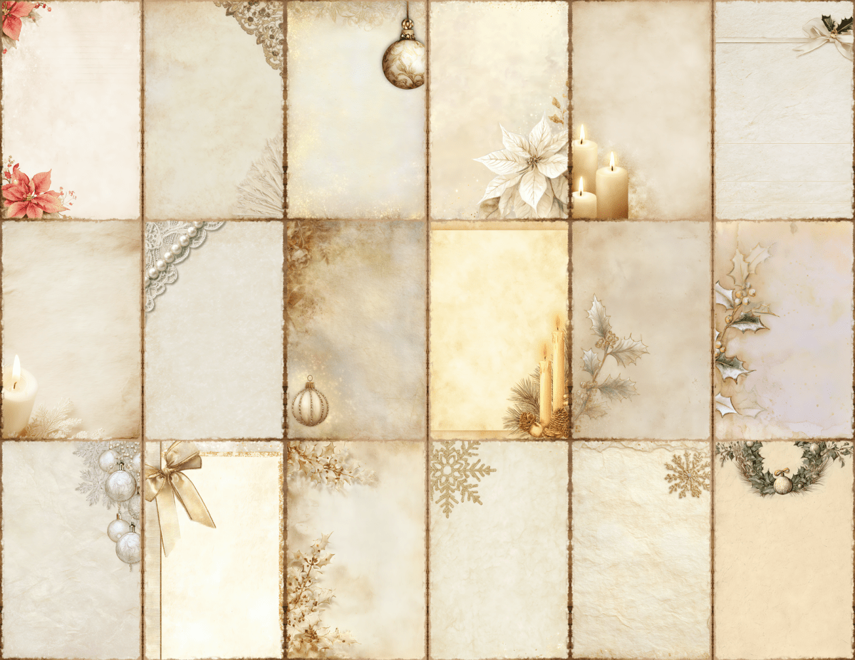 Ivory Christmas Journal Pages All Bundles Journal Pages new bundles all - WondersArtist
