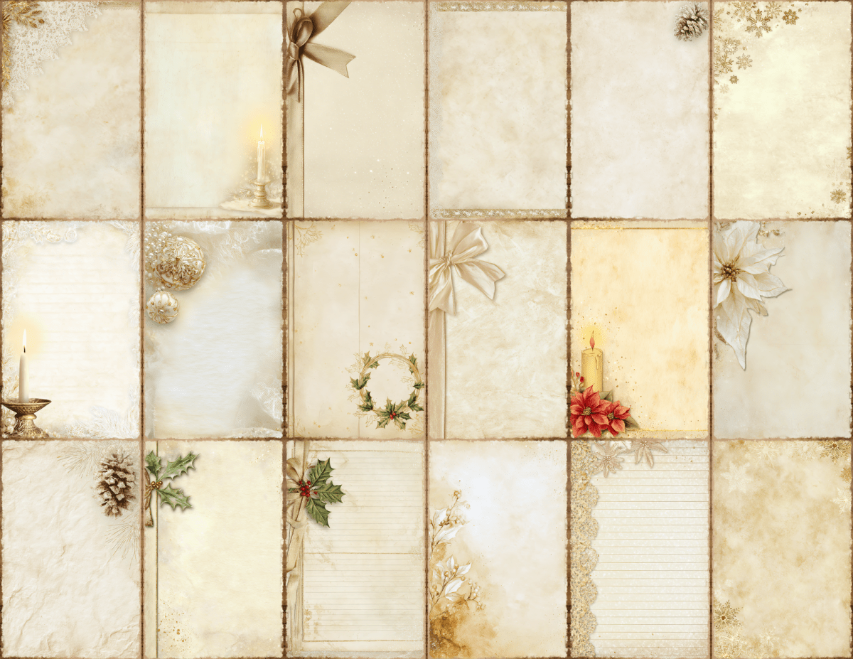 Ivory Christmas Journal Pages All Bundles Journal Pages new bundles all - WondersArtist