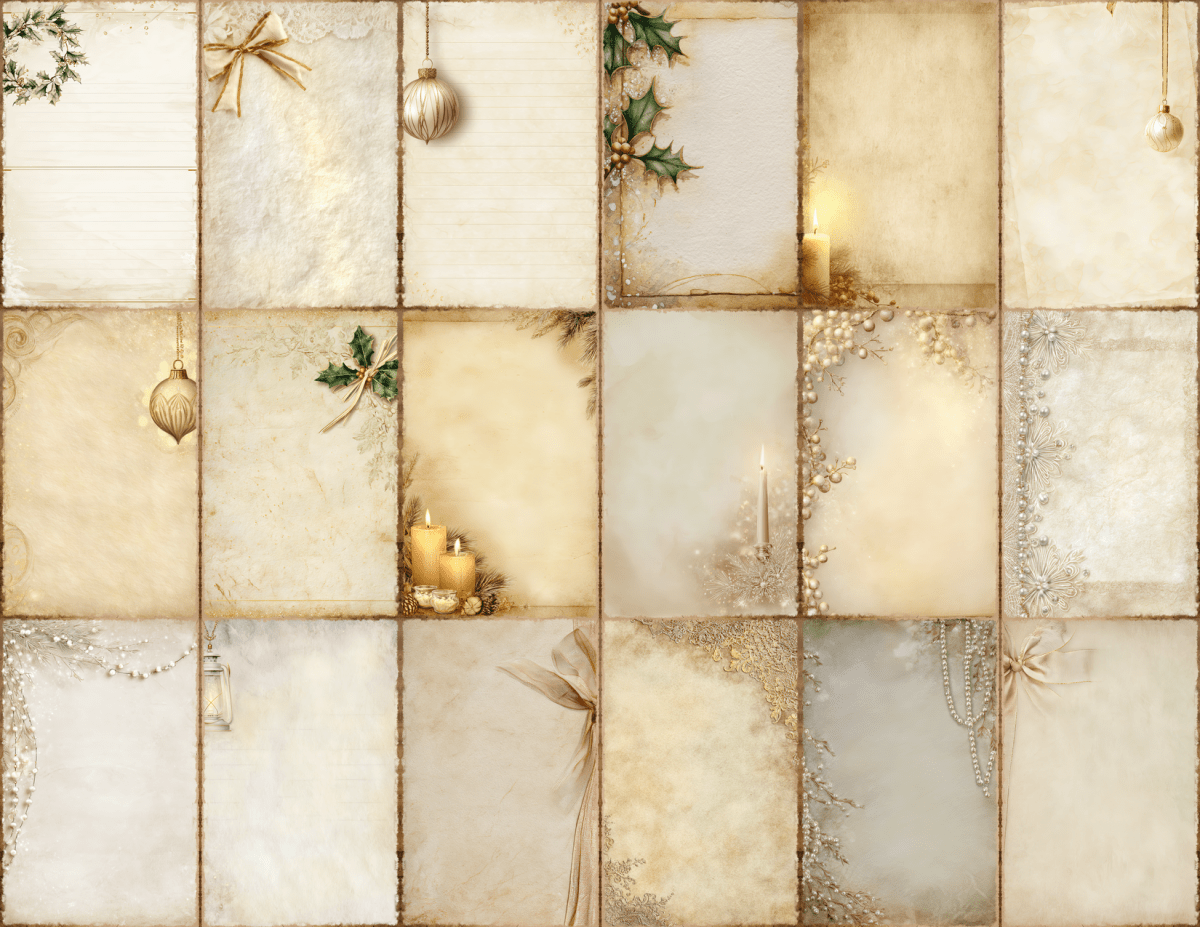 Ivory Christmas Journal Pages All Bundles Journal Pages new bundles all - WondersArtist