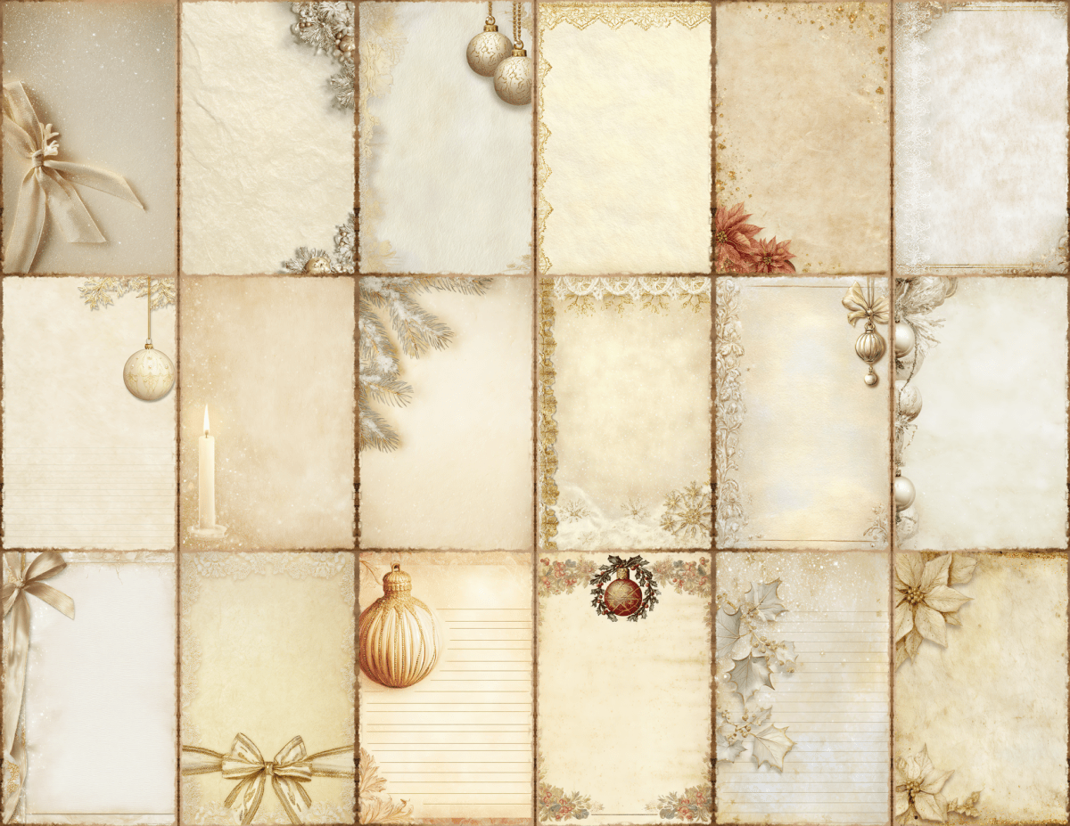 Ivory Christmas Journal Pages All Bundles Journal Pages new bundles all - WondersArtist
