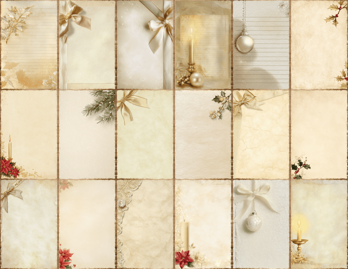 Ivory Christmas Journal Pages All Bundles Journal Pages new bundles all - WondersArtist