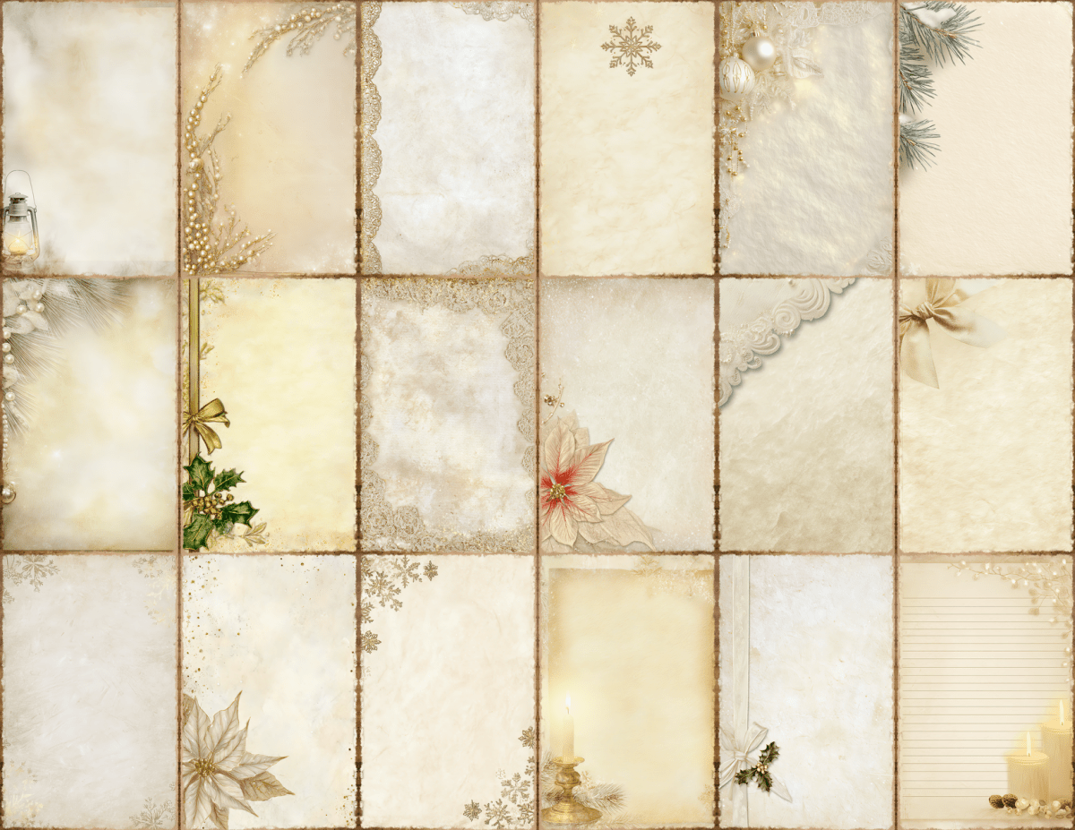 Ivory Christmas Journal Pages All Bundles Journal Pages new bundles all - WondersArtist