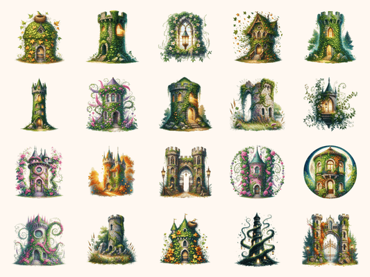 Ivy Towers Clipart