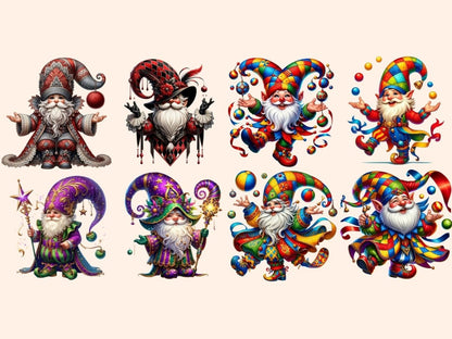 Jester Gnomes Clipart clown gnome clipart - Wonders Artist